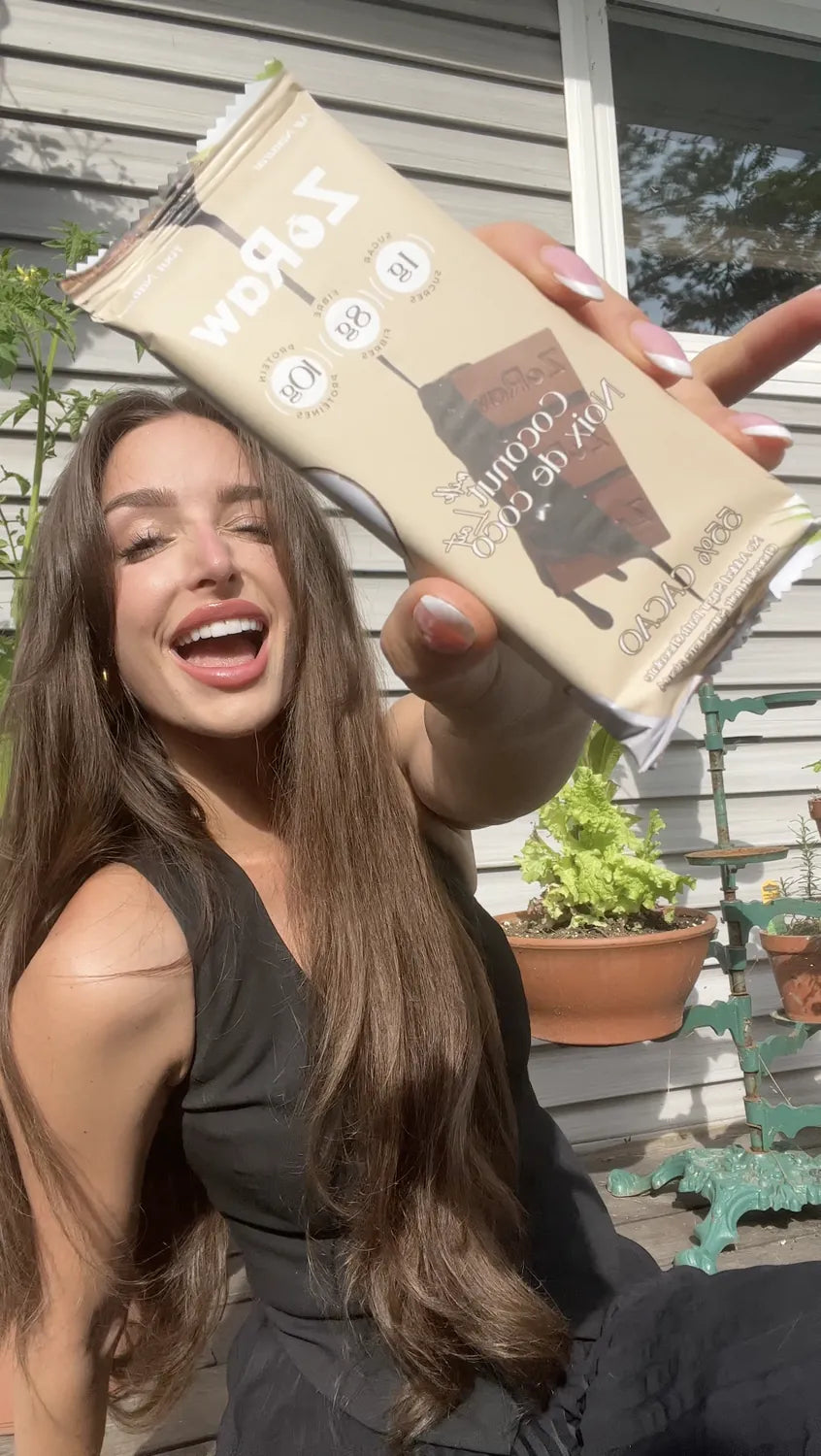 ZoRaw high-protein chocolate bars