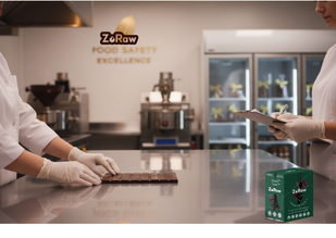 food safety excellence at zoraw chocolates for extra dark chocolate bars