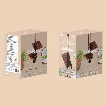 Coconut Milk Chocolate Bar with Protein - Dairy Free (Box of 12)