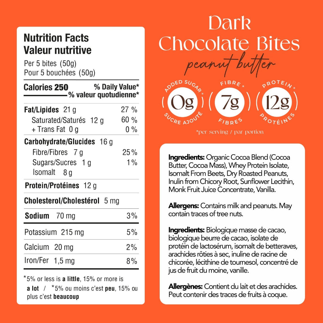 Dark Chocolate with Peanut Butter (45 Pieces) - Online Exclusive