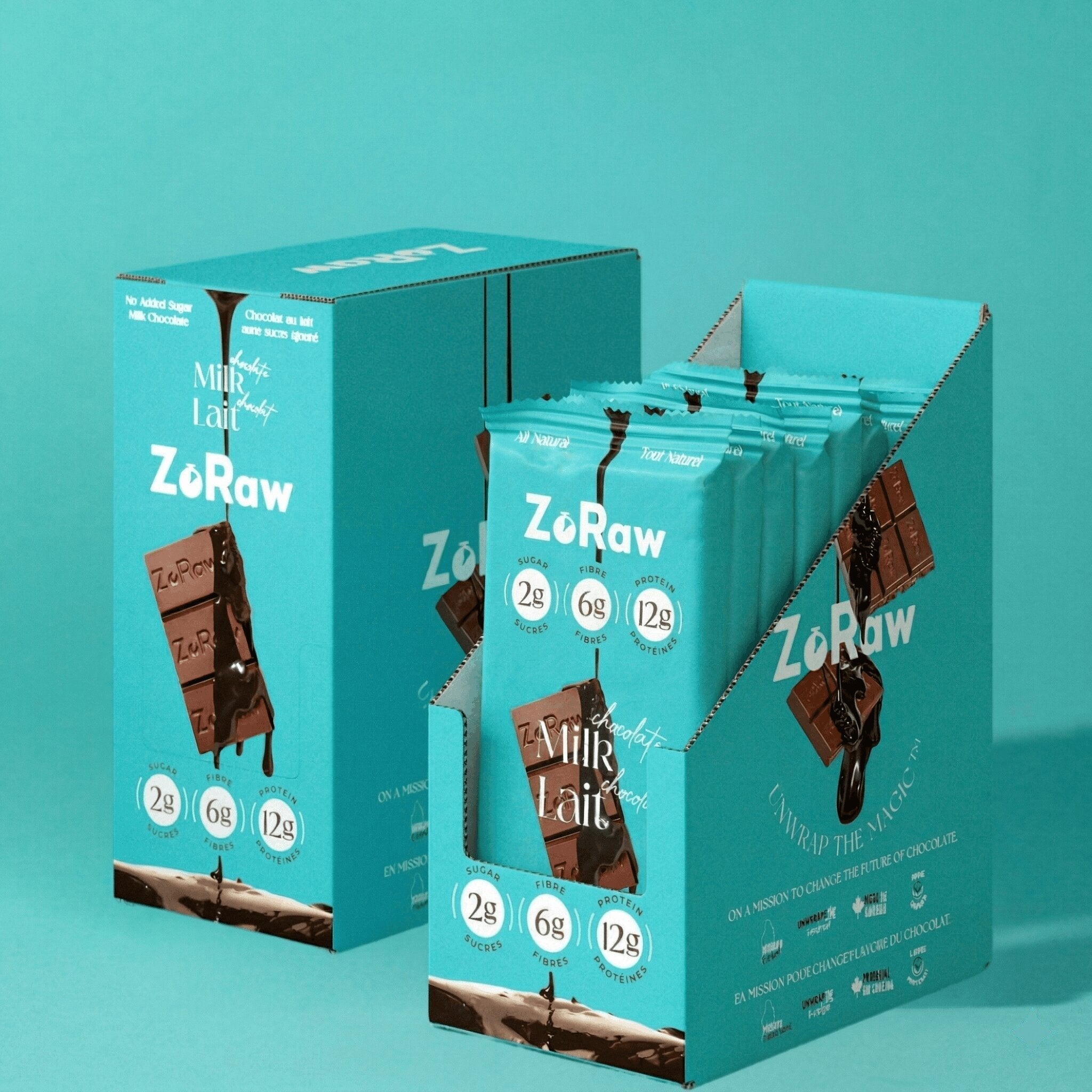 45% Milk Chocolate Bar with Protein - Low Sugar & Keto Friendly