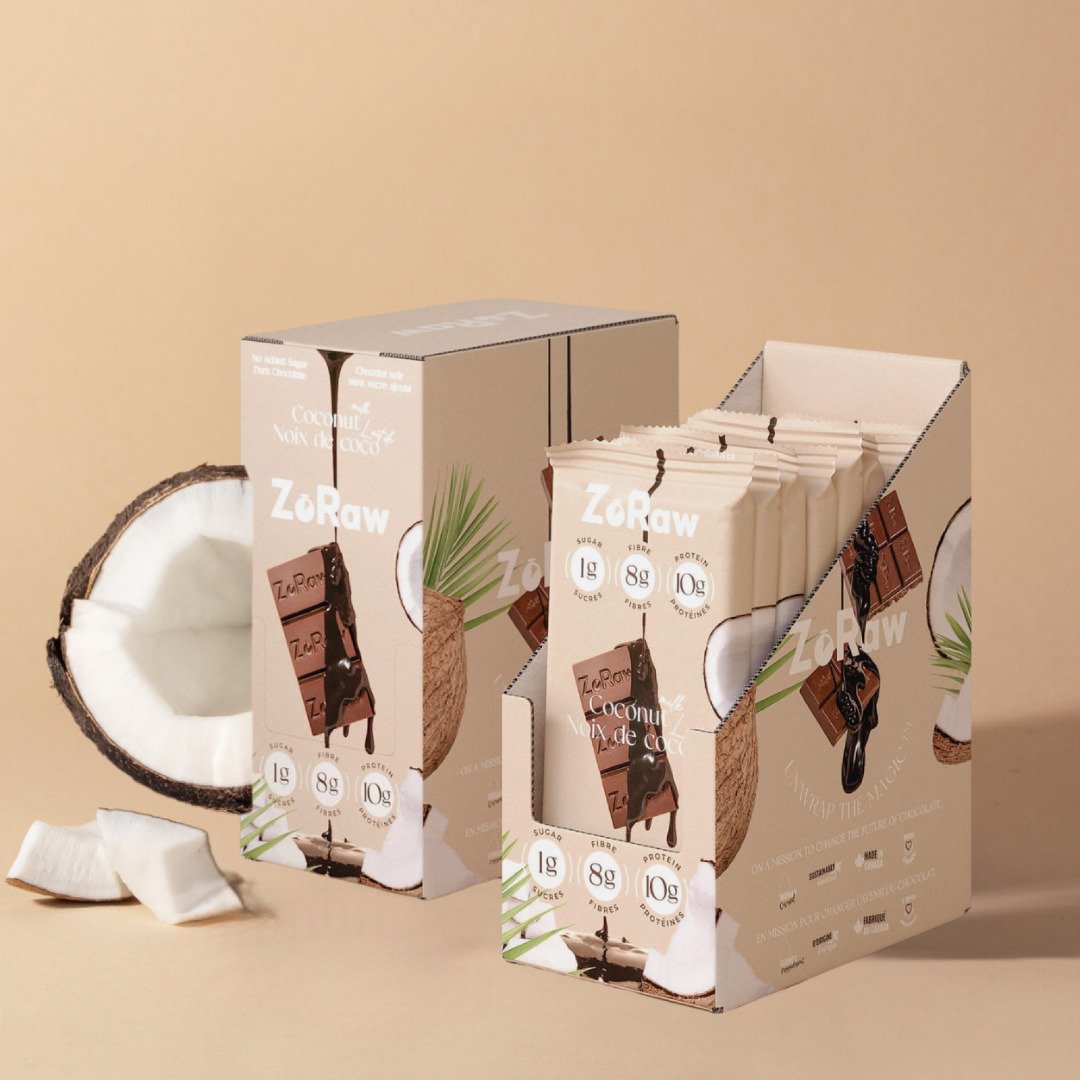 55% Dark Chocolate Coconut Milk with Protein (Box of 12)